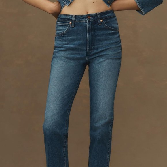 NWT Wrangler Wild West High Rise Straight Jeans - Picture 2 of 6